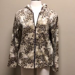 KIM ROGERS VELOUR HOODIE